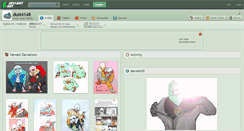 Desktop Screenshot of dust4148.deviantart.com