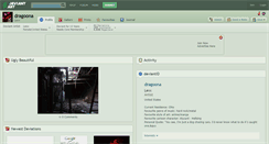 Desktop Screenshot of dragoona.deviantart.com