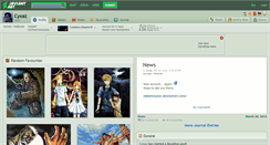 Desktop Screenshot of cyxaz.deviantart.com