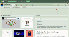 Desktop Screenshot of metalxenos.deviantart.com