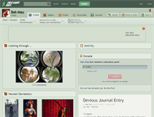 Tablet Screenshot of bat-mau.deviantart.com