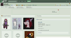 Desktop Screenshot of hltru7h.deviantart.com