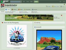 Tablet Screenshot of designsbyheather.deviantart.com
