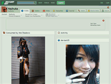 Tablet Screenshot of nazhuka.deviantart.com