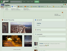Tablet Screenshot of oldole.deviantart.com