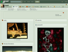Tablet Screenshot of hazal.deviantart.com