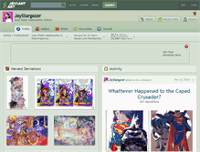 Tablet Screenshot of jaystargazer.deviantart.com