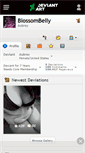 Mobile Screenshot of blossombelly.deviantart.com