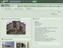 Tablet Screenshot of dullboy.deviantart.com