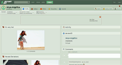 Desktop Screenshot of anya-angelica.deviantart.com