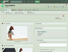 Tablet Screenshot of anya-angelica.deviantart.com