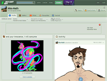 Tablet Screenshot of miss-math.deviantart.com