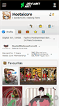 Mobile Screenshot of moetalcore.deviantart.com