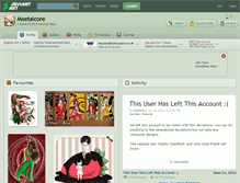 Tablet Screenshot of moetalcore.deviantart.com