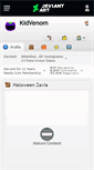 Mobile Screenshot of kidvenom.deviantart.com