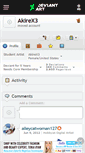 Mobile Screenshot of akirex3.deviantart.com
