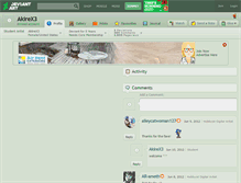 Tablet Screenshot of akirex3.deviantart.com