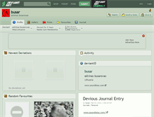 Tablet Screenshot of busar.deviantart.com