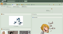 Desktop Screenshot of linaku.deviantart.com