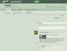 Tablet Screenshot of kittyjohl.deviantart.com