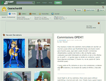 Tablet Screenshot of gaarachan88.deviantart.com