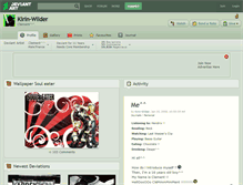 Tablet Screenshot of kirin-wilder.deviantart.com