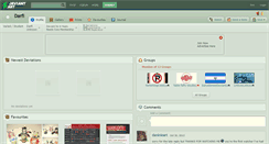Desktop Screenshot of darfi.deviantart.com