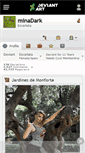 Mobile Screenshot of minadark.deviantart.com
