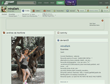 Tablet Screenshot of minadark.deviantart.com