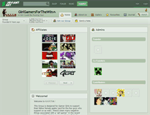 Tablet Screenshot of girlgamersforthewin.deviantart.com