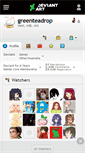 Mobile Screenshot of greenteadrop.deviantart.com