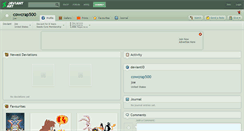 Desktop Screenshot of cowcrap500.deviantart.com