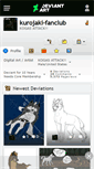 Mobile Screenshot of kurojaki-fanclub.deviantart.com