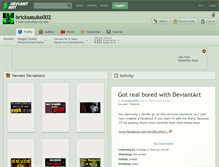 Tablet Screenshot of bricksasuke002.deviantart.com