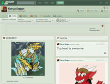 Tablet Screenshot of kieruu-dragon.deviantart.com