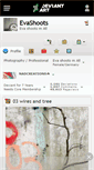 Mobile Screenshot of evashoots.deviantart.com