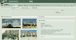 Desktop Screenshot of leqend.deviantart.com
