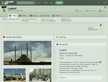 Tablet Screenshot of leqend.deviantart.com