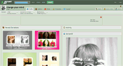 Desktop Screenshot of change-your-mind.deviantart.com