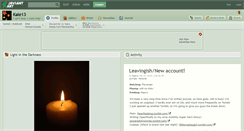 Desktop Screenshot of kaie13.deviantart.com