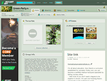 Tablet Screenshot of green-party.deviantart.com