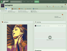 Tablet Screenshot of cactusprick.deviantart.com