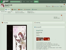 Tablet Screenshot of gnart1119.deviantart.com