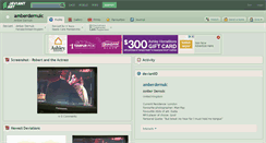 Desktop Screenshot of amberdernulc.deviantart.com