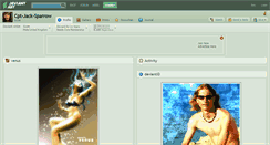 Desktop Screenshot of cpt-jack-sparrow.deviantart.com