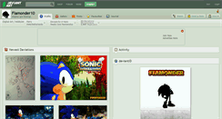Desktop Screenshot of fiamonder10.deviantart.com