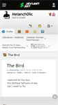 Mobile Screenshot of melanch0lic.deviantart.com
