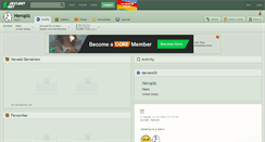 Desktop Screenshot of heroplz.deviantart.com