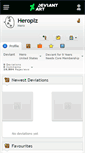 Mobile Screenshot of heroplz.deviantart.com