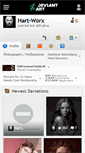 Mobile Screenshot of hart-worx.deviantart.com